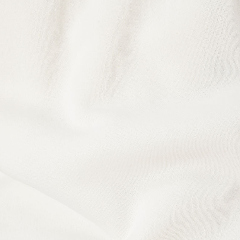 G-Star RAW® Premium core 3D Tapered Sweatpants White fabric shot