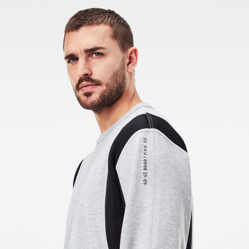 G-Star RAW® Moto Mesh Sweater Meerkleurig detail shot