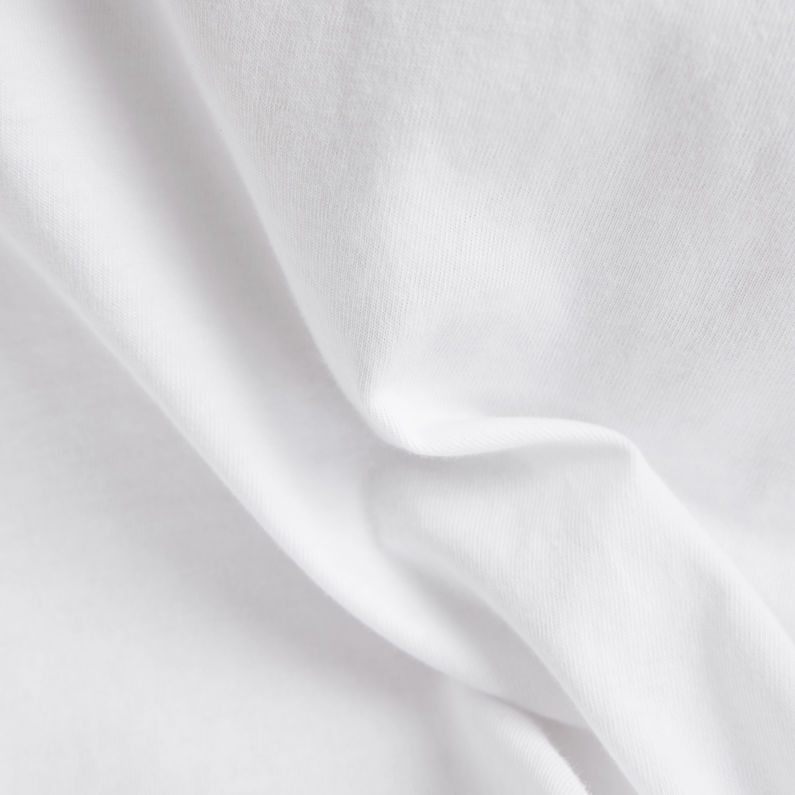 G-Star RAW® Embro Gradient Graphic Lash T-Shirt White fabric shot
