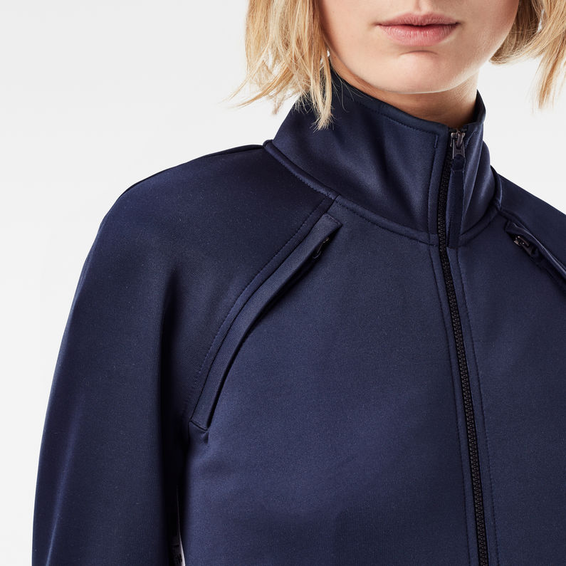 G-Star RAW® Branded Tape Track Top Dark blue detail shot