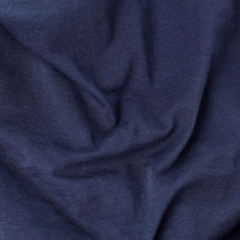 G-Star RAW® Eyben Slim T-Shirt Dunkelblau fabric shot