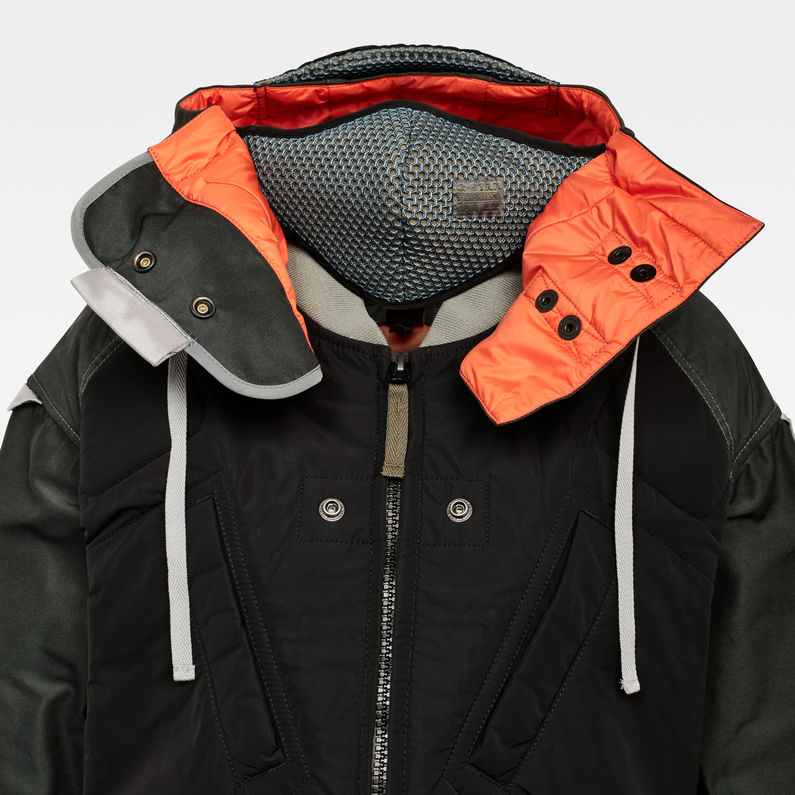 G-STAR® E Harness Windbreaker Grau detail shot