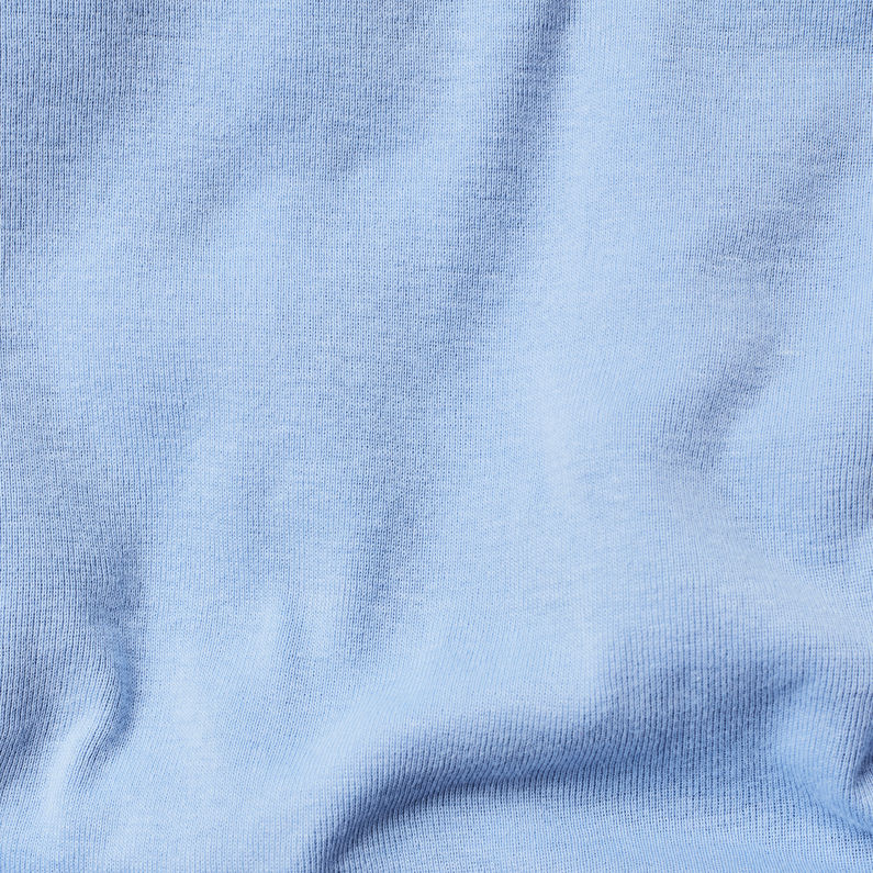 G-Star RAW® Haut Xinva Slim Turtle C Bleu moyen fabric shot