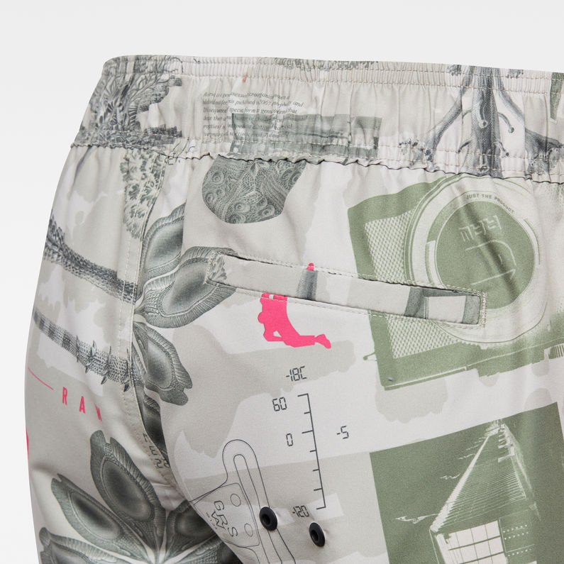 G-Star RAW® Carnic Allover Printed Swimshorts Multi color detail shot