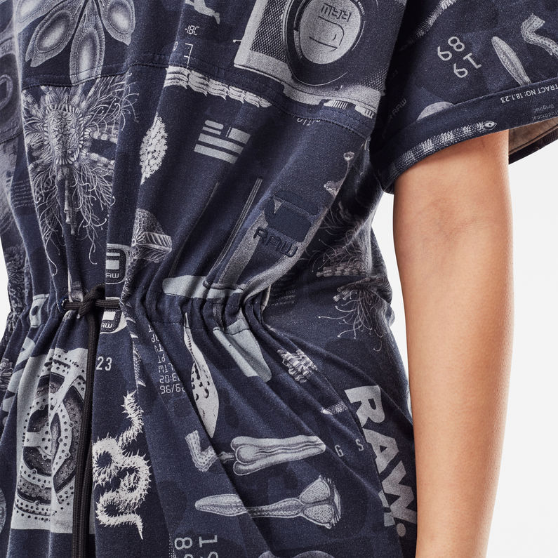 G-Star RAW® Adjustable Waist Allover Dress Medium blue