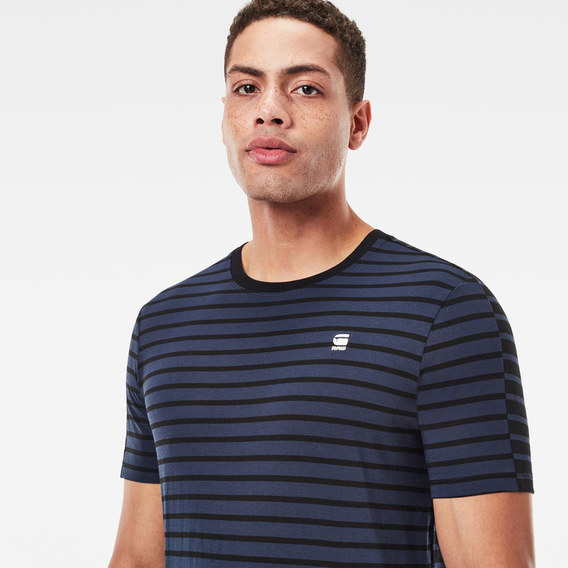G-Star RAW® Korpaz Stripe Graphic Slim T-Shirt Multi color detail shot
