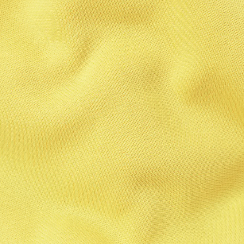 G-Star RAW® Premium Core Zip Through Hoodie Yellow fabric shot