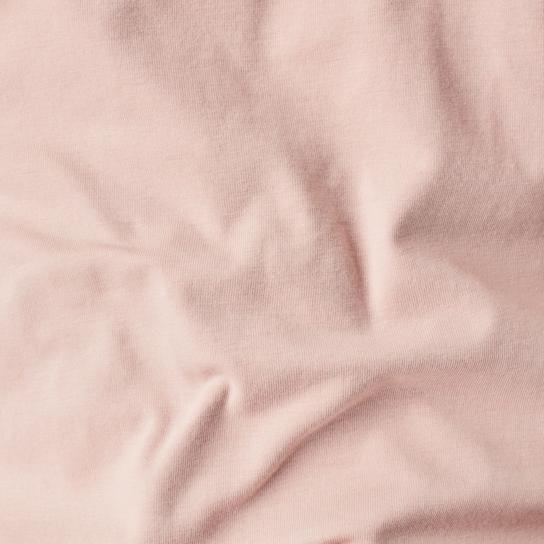 G-Star RAW® Slim Base T-Shirt Pink fabric shot