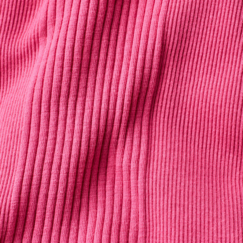G-Star RAW® Engineered Rib Tanktop Roze fabric shot