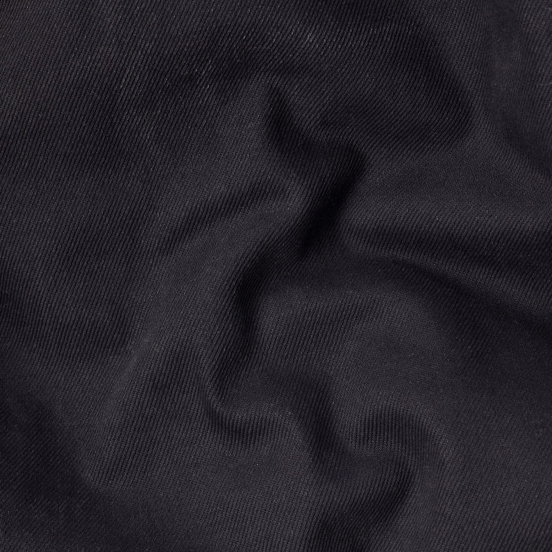 G-Star RAW® 3301 Slim Sherpa Jacke Schwarz fabric shot