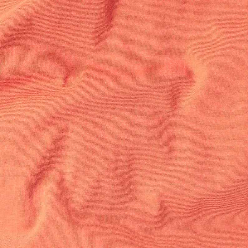 G-Star RAW® Lash Tape T-Shirt Orange fabric shot