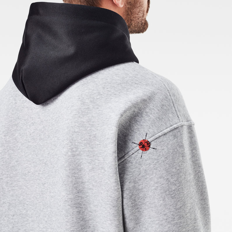 G-Star RAW® Contrast Hooded Sweater Multi color detail shot