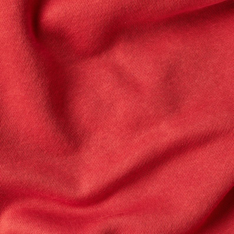 G-Star RAW® Premium Core Hooded Sweater Red fabric shot