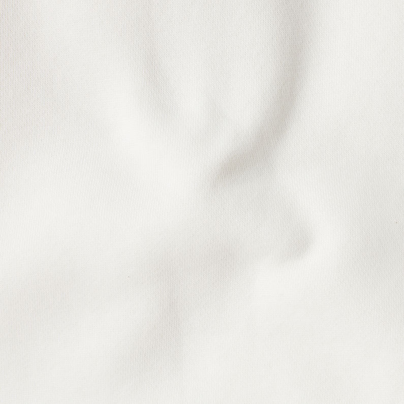 G-Star RAW® Sweat Raw Blanc fabric shot