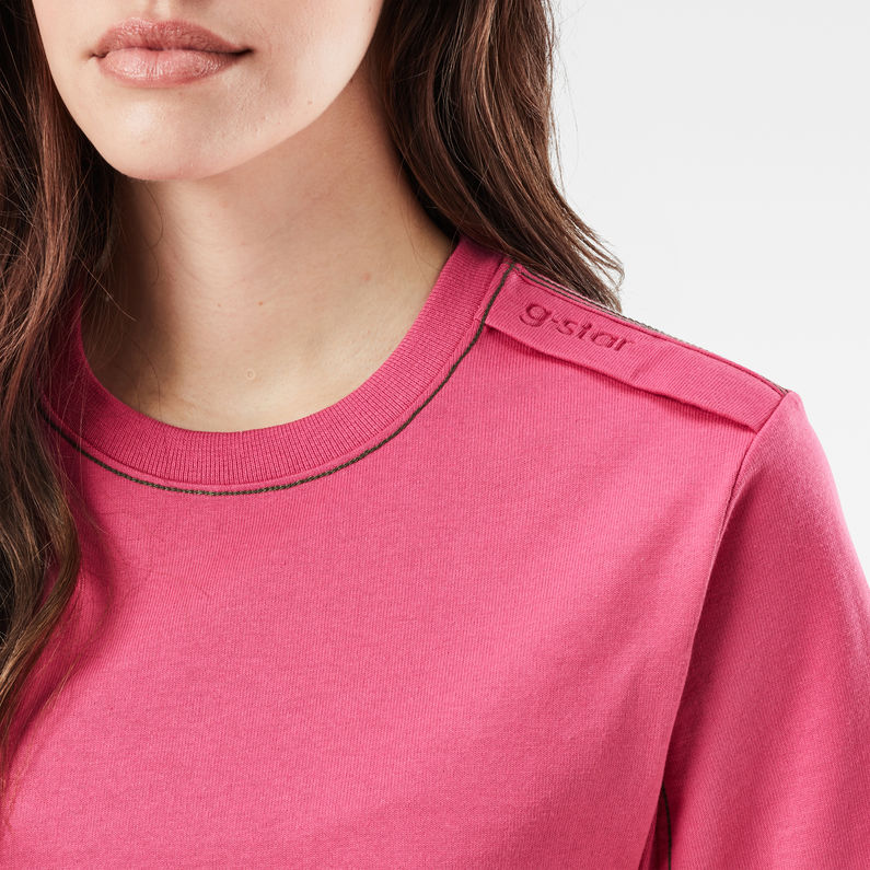 G-Star RAW® Boxy Fit Tee Pink detail shot