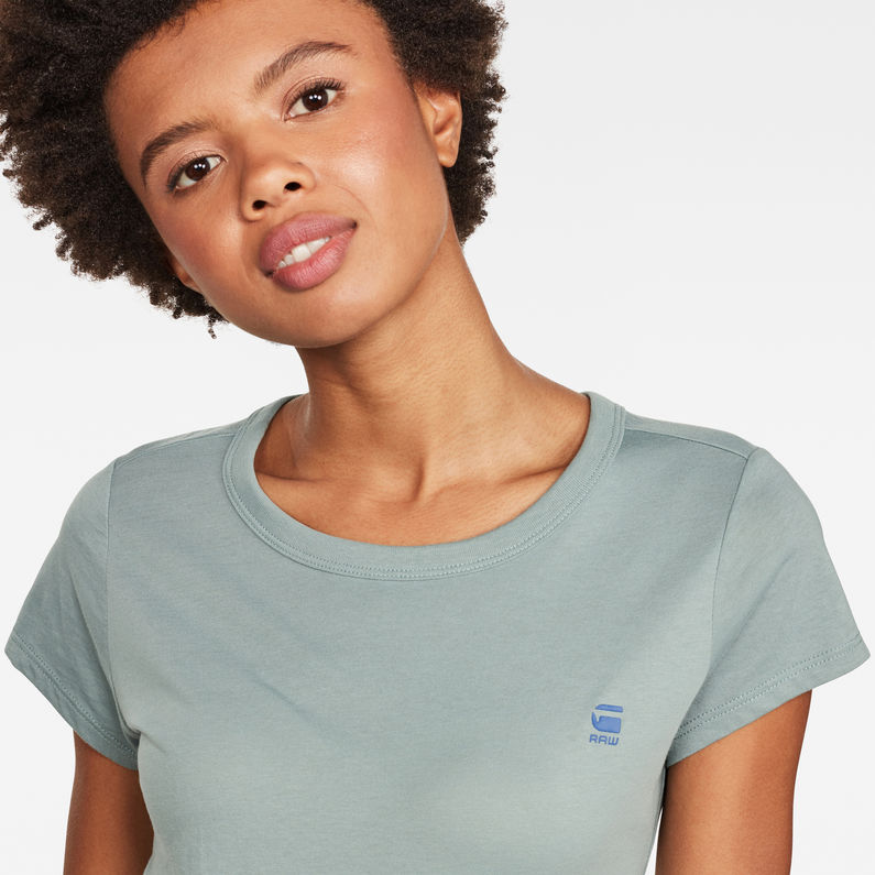 G-Star RAW® Eyben Slim Top Green detail shot