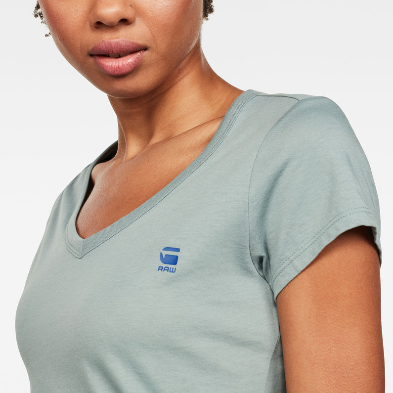 G-Star RAW® Top Eyben Slim Verde detail shot
