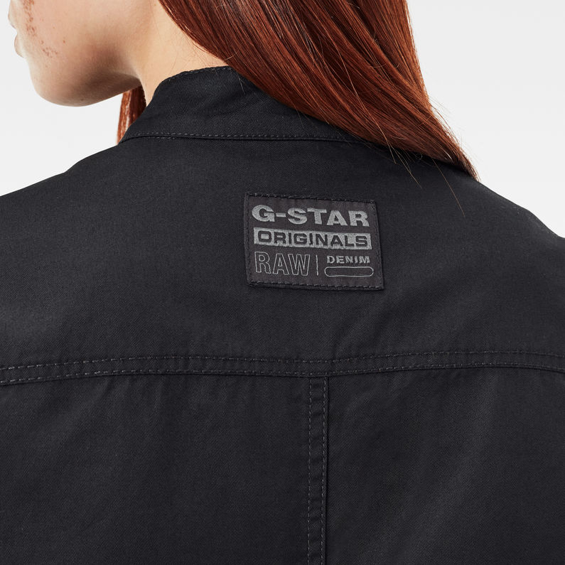 G-Star RAW® Field Straight Jumpsuit Schwarz detail shot