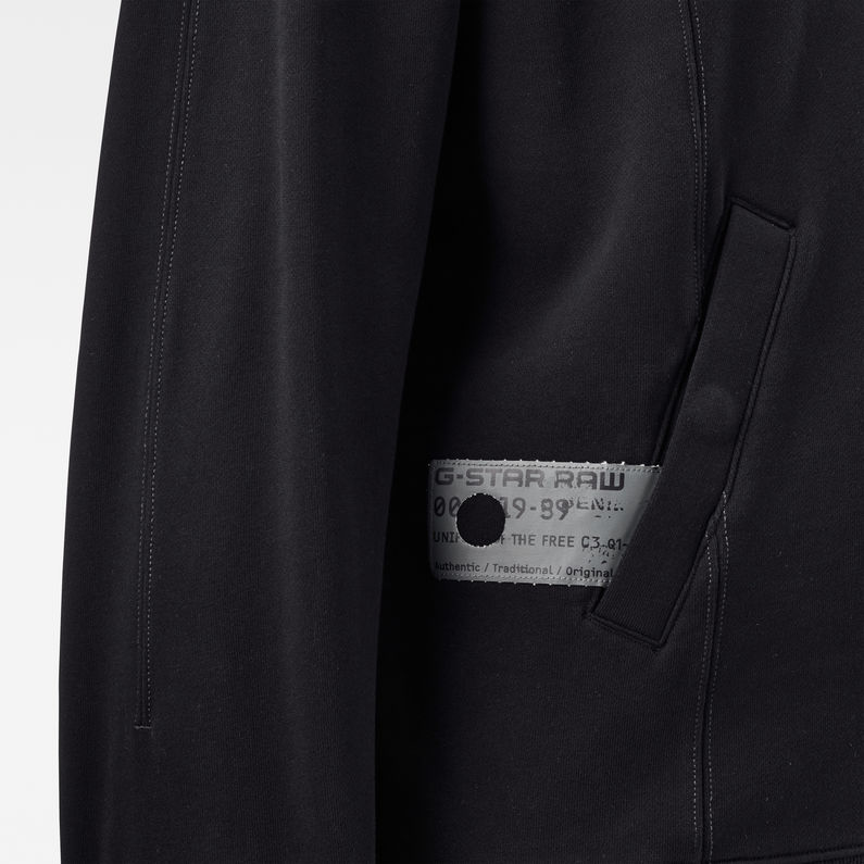 G-STAR® Sudadera Stitch Negro detail shot