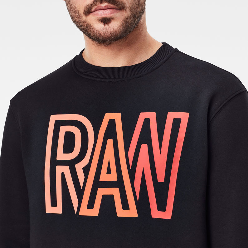 G-Star RAW® Raw Sweater Black detail shot