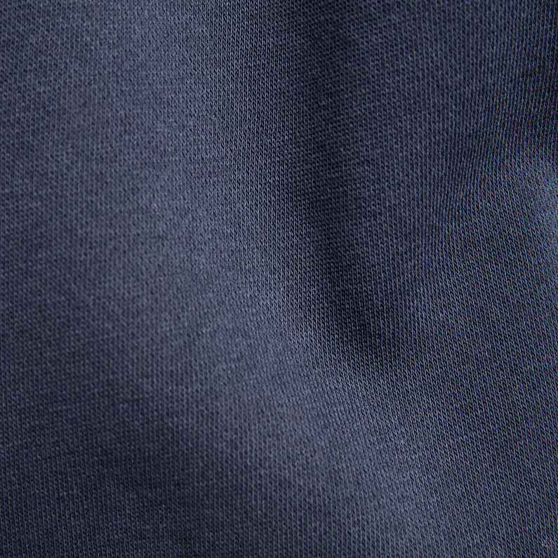G-Star RAW® Premium Core Hooded Zip Sweater Dark blue fabric shot