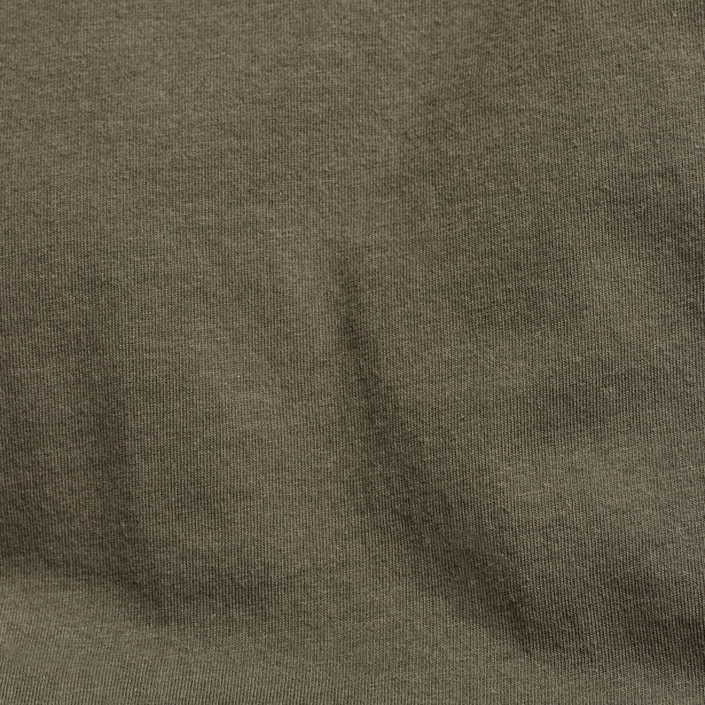 G-Star RAW® Mysid Optic Slim Top C Green fabric shot