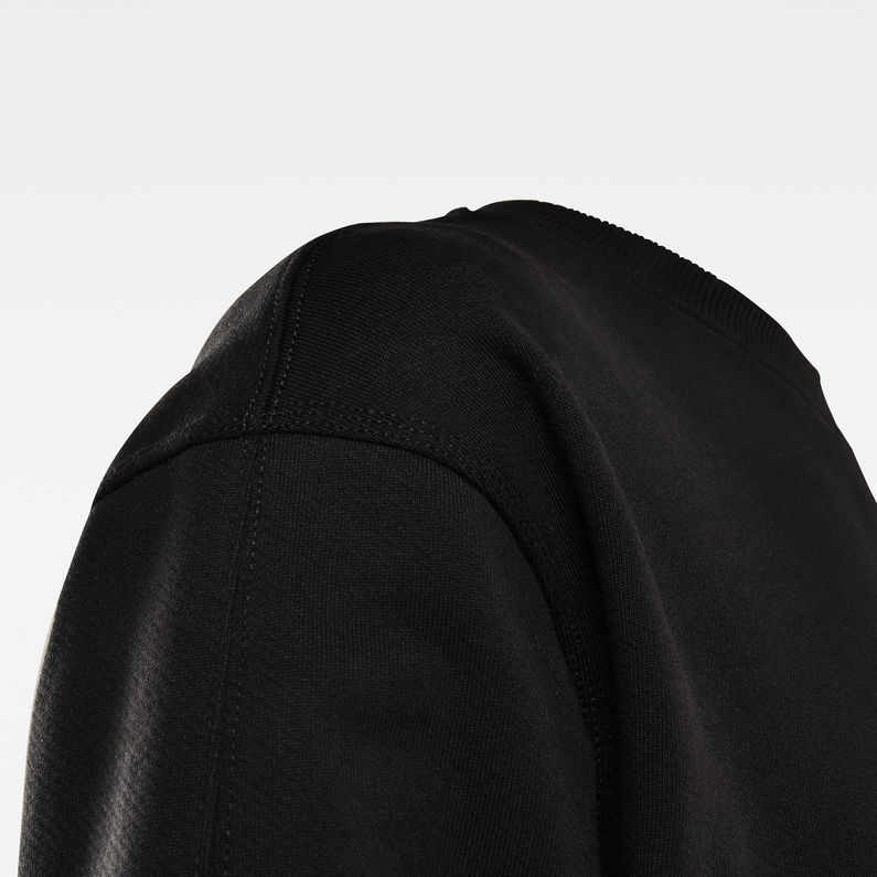 G-STAR® E Graphic Sweater Zwart fabric shot