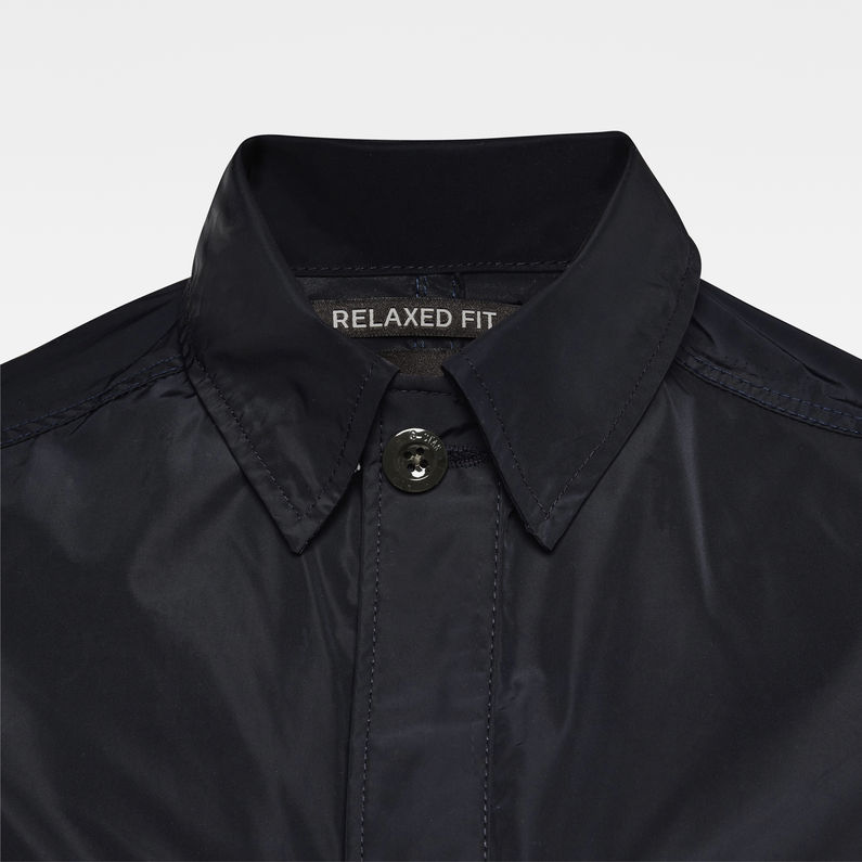 G-Star RAW® 2 Flap Pocket Relaxed Overshirt Donkerblauw