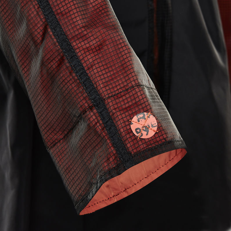 G-STAR® E Trenchcoat Schwarz fabric shot