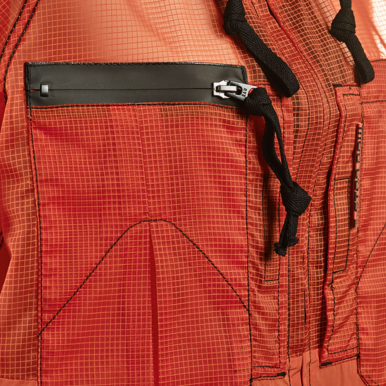 G-STAR® E Windbreaker Orange fabric shot
