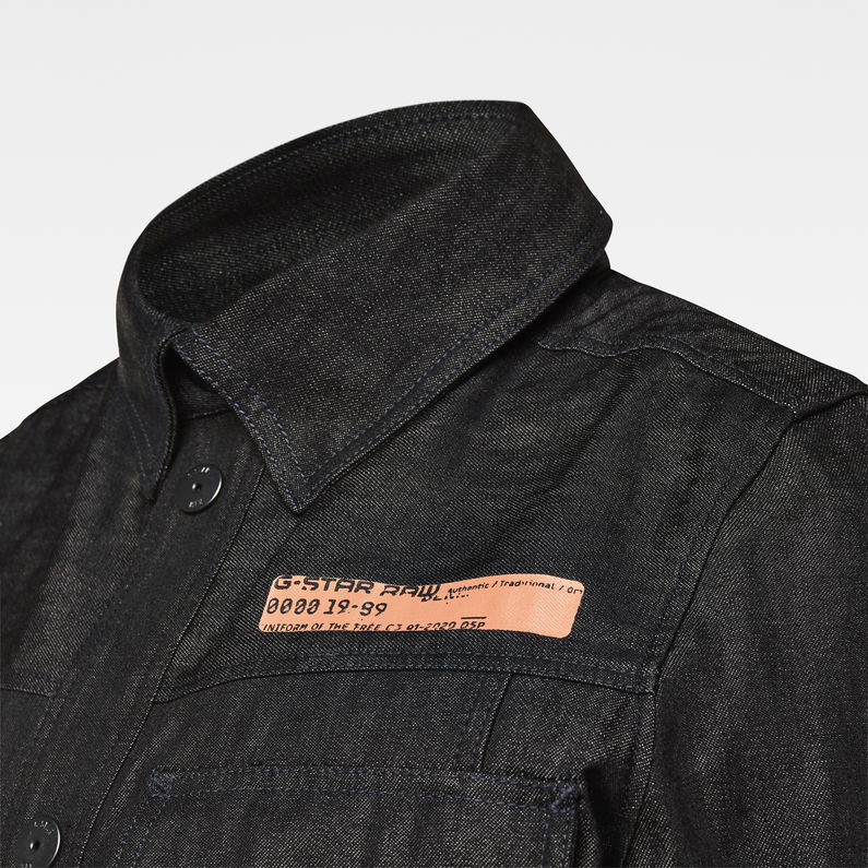 G-STAR® E Moto Uniform Jumpsuit Black detail shot
