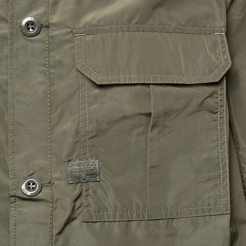 G-STAR® 2 Flap Pocket Relaxed Overshirt Green