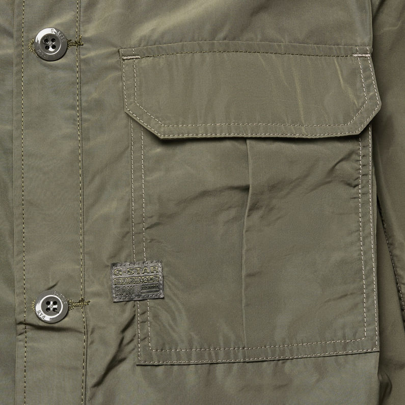 2 Flap Pocket Relaxed Overshirt | Green | G-Star RAW® NO