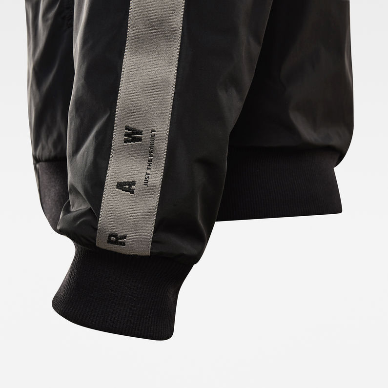 G-Star RAW® E Woven Hooded Zip Through Reversible Sweater Black
