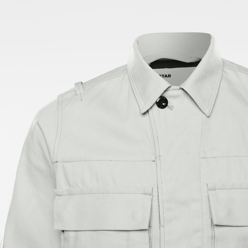 G-Star RAW® GSRR Cropped Jacket Grey detail shot