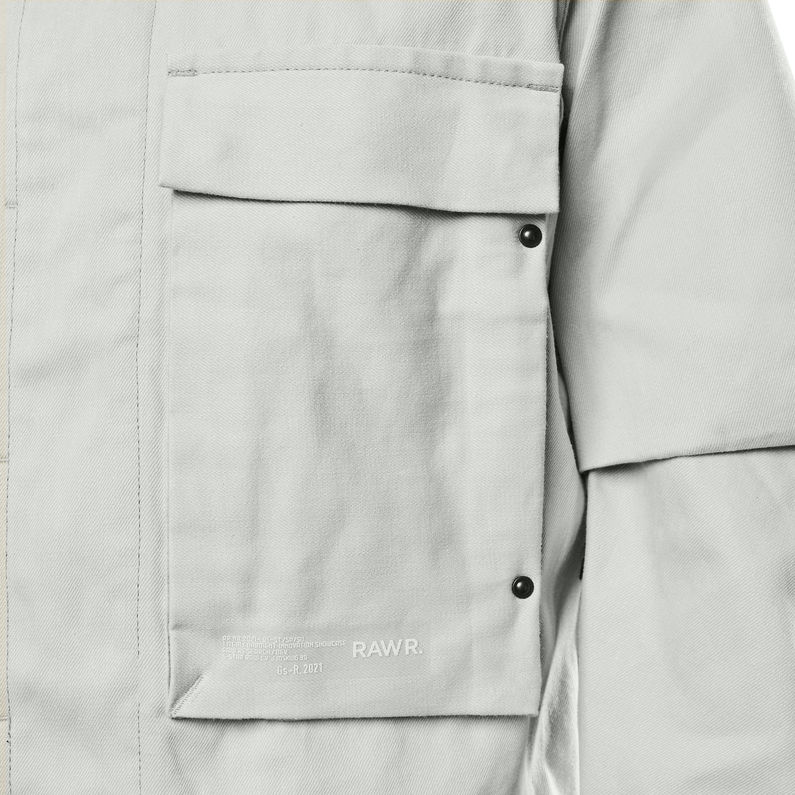 G-Star RAW® GSRR Cropped Jacket Grey fabric shot