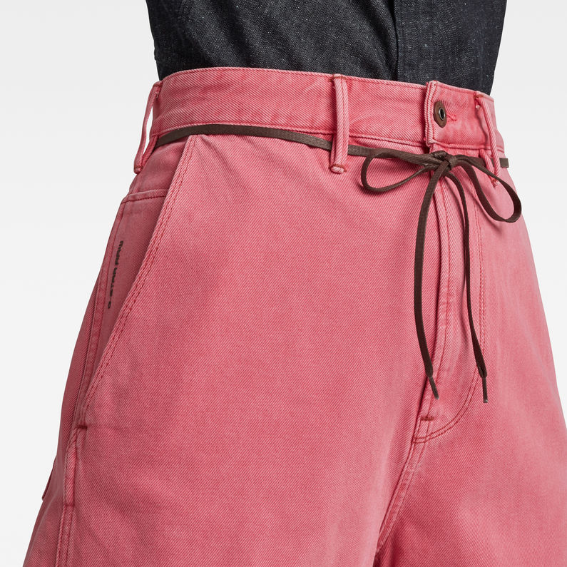 G-Star RAW® Lintell Shorts Pink detail shot buckle