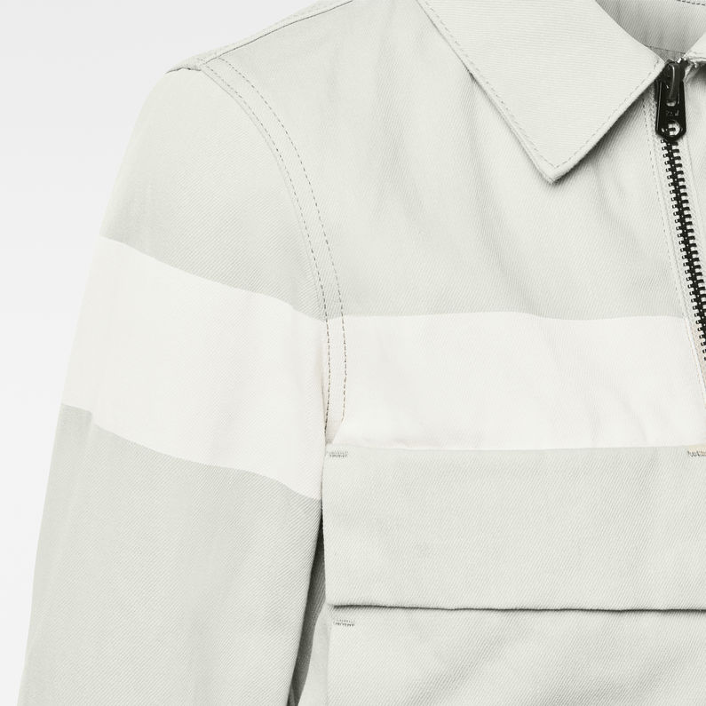 G-STAR® GSRR Selvedge Denim Jacke Grau detail shot