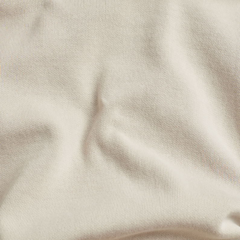 G-Star RAW® Knitted V-Neck Tee Beige fabric shot