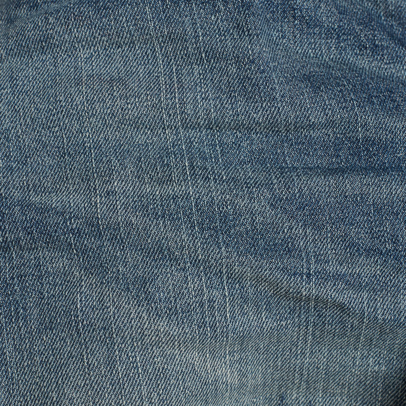 G-Star RAW® Shorts Tedie Ripped Edge Ultra High Azul intermedio fabric shot