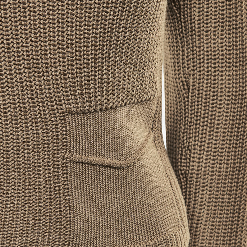 G-STAR® Sweat E Fake Pocket Utility Vert fabric shot