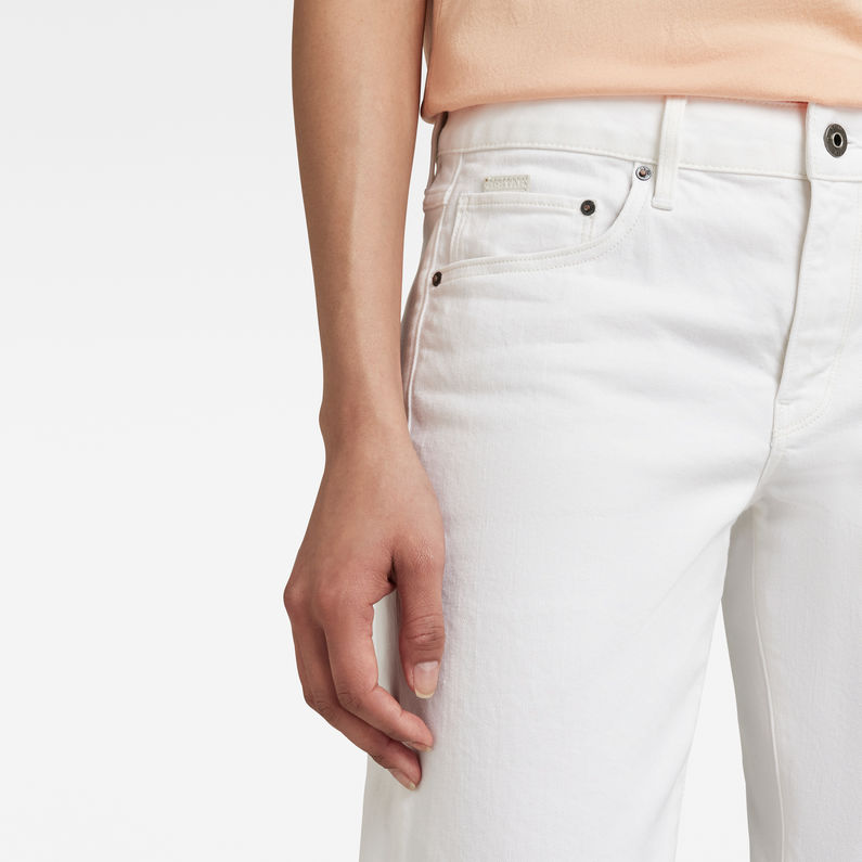 G-Star RAW® Kate Boyfriend Jeans White detail shot buckle