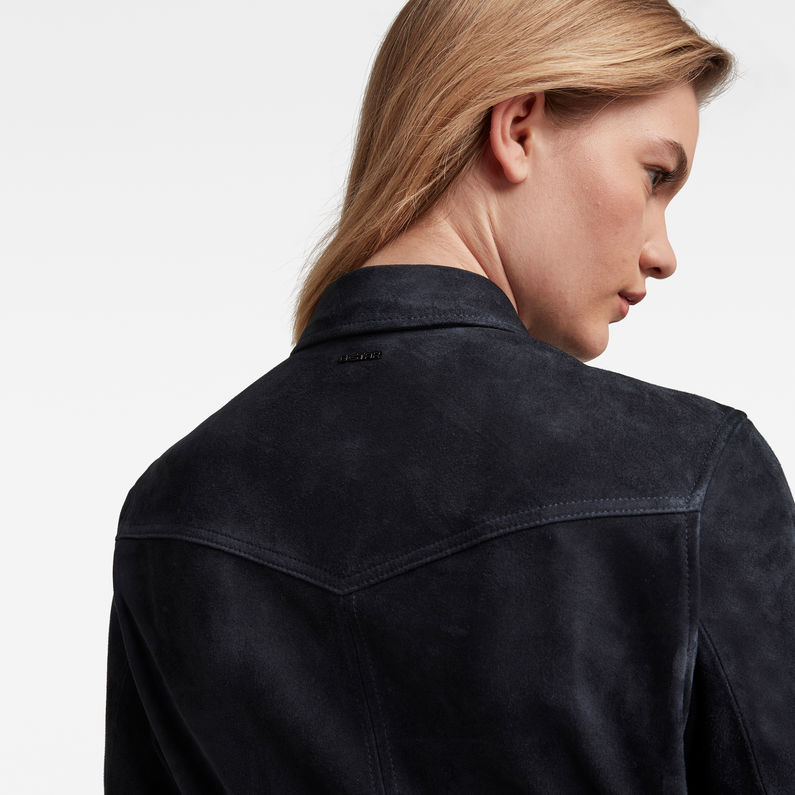 G-Star RAW® Western Kick Slim Shirt Dark blue detail shot