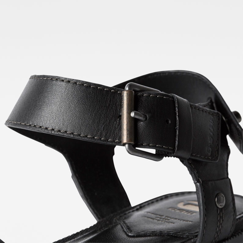 G-STAR® Corset Sandals Black detail