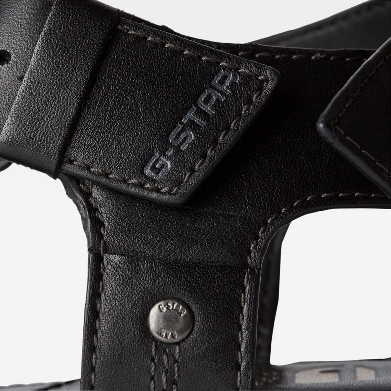 G-Star RAW® Corset Sandals Black fabric shot