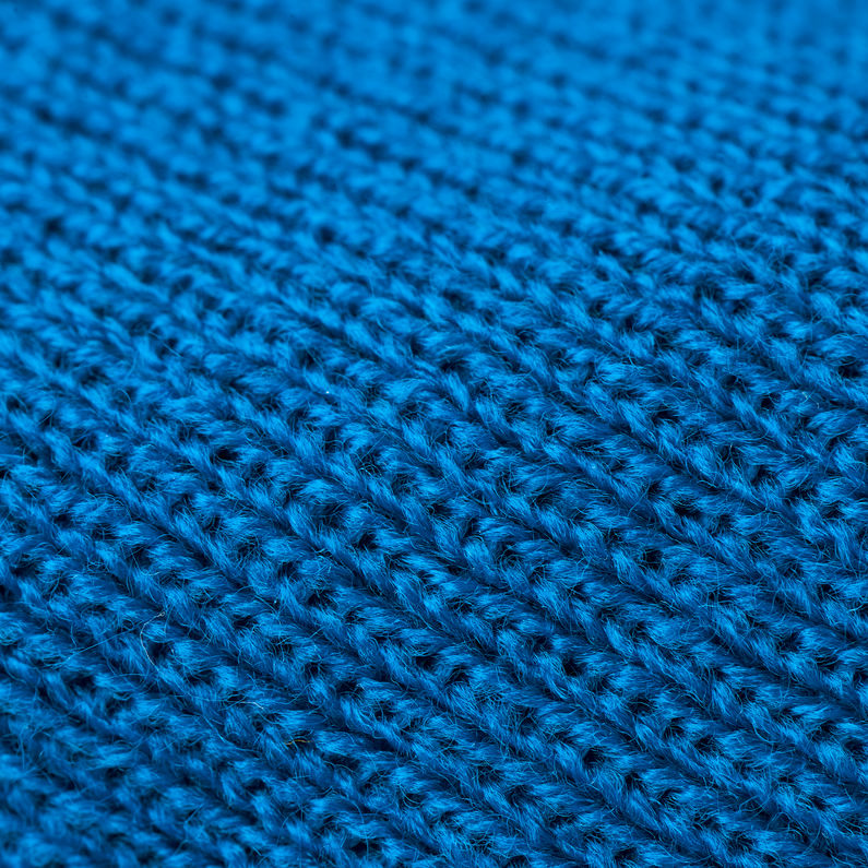 G-STAR® Effo Long Beanie Mittelblau fabric shot