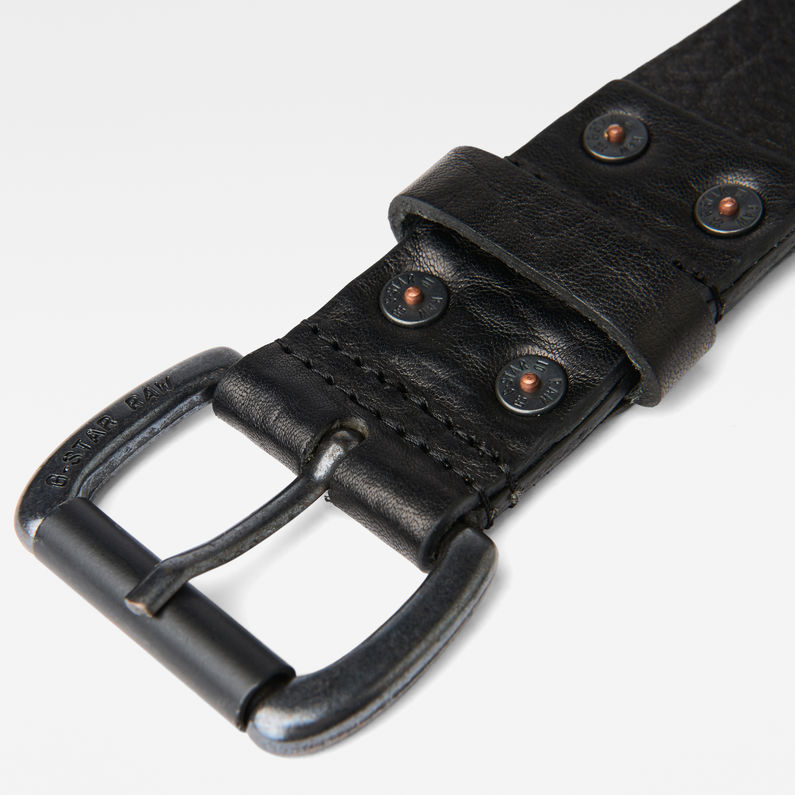 G-Star RAW® Dast Belt Black detail shot buckle