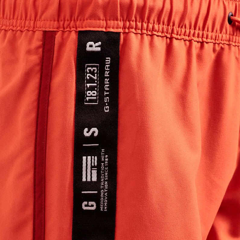 G-Star RAW® Dend Tape Swimshorts Orange detail shot