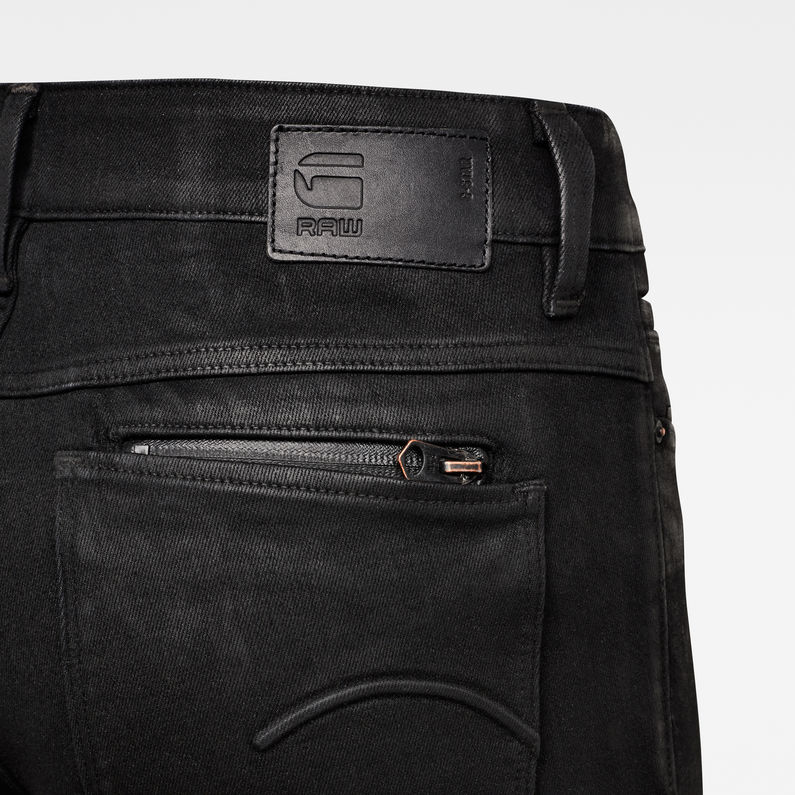 G-Star RAW® Jean Noxer Navy High Straight Noir