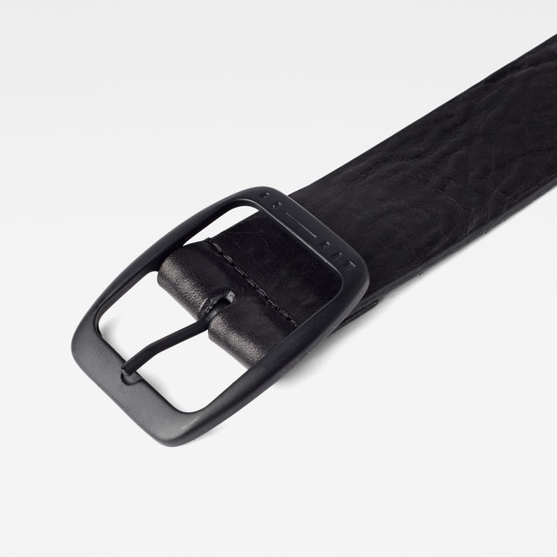 G-Star RAW® Mett Belt Black detail shot buckle